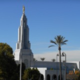 Redlands California Temple, 1 mile from our house