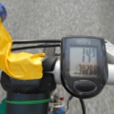 The miles we rode last transfer (while going 15 mph)