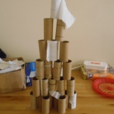 We've used a lot of toilet paper!