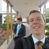Selfie with Elder Kimball