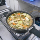 Delicious vegetable soup that yours truly made!