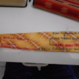 The back of the posterity tie I gave to Elder Sorenson.