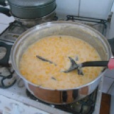 Munguzá, Corn pudding that I made